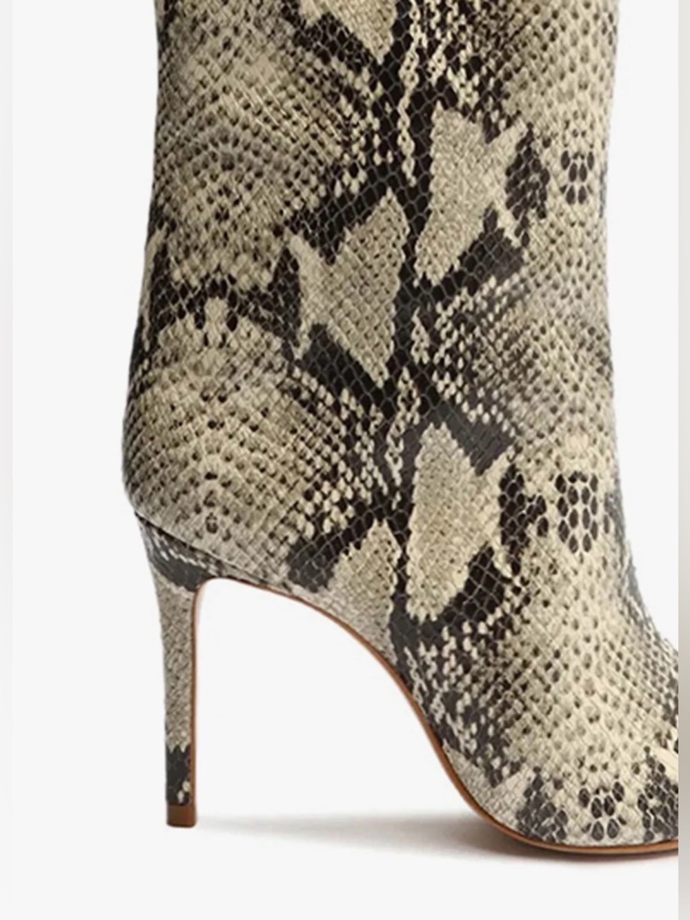 SCHUTZ Maryana Boot in Natural Snake, sz 10 - Picture 4 of 11